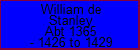 William de Stanley