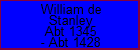 William de Stanley