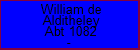 William de Alditheley