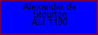 Alexander de Stourton