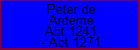 Peter de Arderne