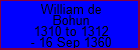 William de Bohun