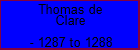 Thomas de Clare