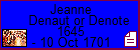 Jeanne Denaut or Denote