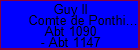 Guy II Comte de Ponthieu