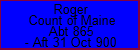 Roger Count of Maine