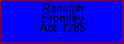 Ranulph Bromley