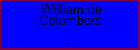 William de Columbers