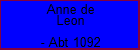 Anne de Leon