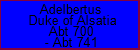 Adelbertus Duke of Alsatia