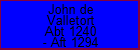 John de Valletort