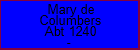 Mary de Columbers