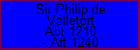 Sir Philip de Valletort