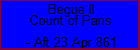 Begue II Count of Paris