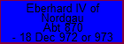 Eberhard IV of Nordgau