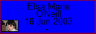 Elsa Marie O'Neill