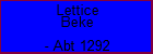 Lettice Beke