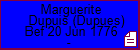 Marguerite Dupuis (Dupues)