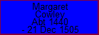 Margaret Cowley