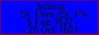 Jeanne St. Pere (St. P'ere)