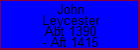 John Leycester
