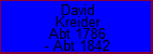David Kreider