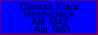 Clarissa 'Clara' Hendrickson