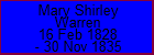 Mary Shirley Warren