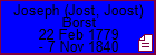 Joseph (Jost, Joost) Borst
