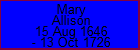 Mary Allison