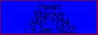 Helen Mackie