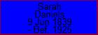 Sarah Daniels