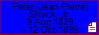 Peter (Jean Pierre) Strack, Jr.