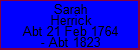 Sarah Herrick