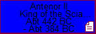 Antenor II King of the Sciambri