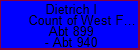 Dietrich I Count of West Friesland