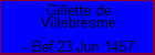Gillette de Villebresme