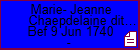 Marie- Jeanne Chaepdelaine dit Lariviere