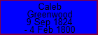 Caleb Greenwood