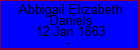 Abbigail Elizabeth Daniels