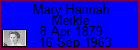 Mary Hannah Meikle