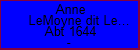 Anne LeMoyne dit Lemoine