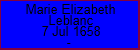 Marie Elizabeth Leblanc