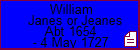 William Janes or Jeanes