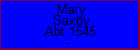 Mary Saxby