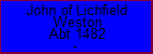 John of Lichfield Weston