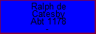 Ralph de Catesby