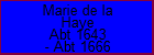Marie de la Haye