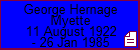 George Hernage Myette