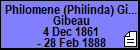 Philomene (Philinda) Gibeau Gibeau